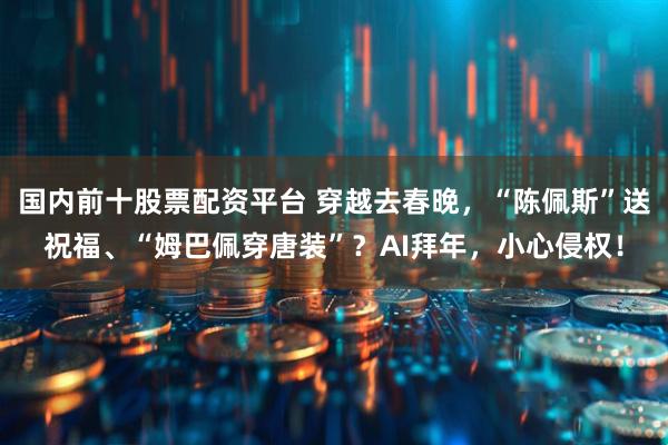 国内前十股票配资平台 穿越去春晚，“陈佩斯”送祝福、“姆巴佩穿唐装”？AI拜年，小心侵权！
